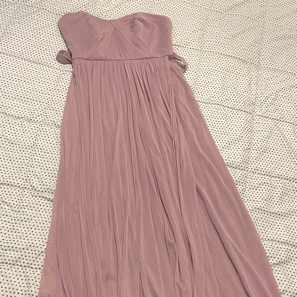 David’s Bridal bridesmaid multi wear Lavender Dress